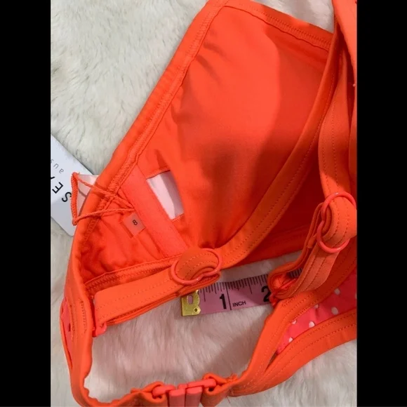 NWT Seafolly 'All Sports' Scuba Top in Nectarine‎ [SZ 4 US] - Picture 8 of 8